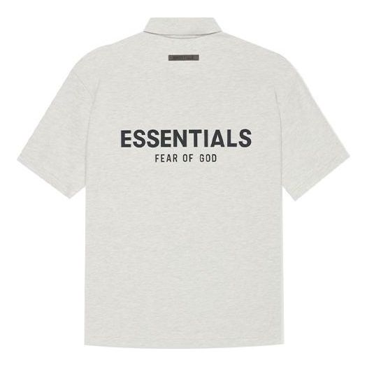 Polo majica Fear of God Essentials Polo Shirt Siva | FOG-SS21-661