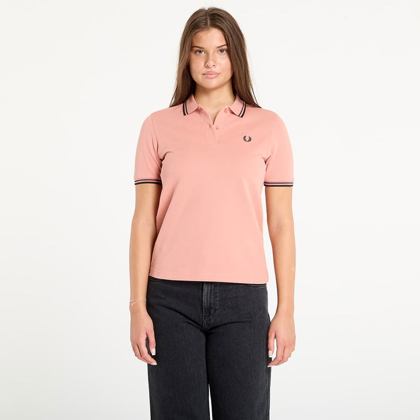 Polo majica Fred Perry Fred Perry Twin Tipped Polo Shirt Roza | G3600 Z75