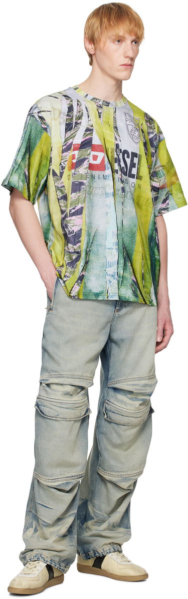 Cargo hlače Diesel Relaxed D-Dayetz Jeans by Diesel Modra | A17317-0ABDF-01, 3