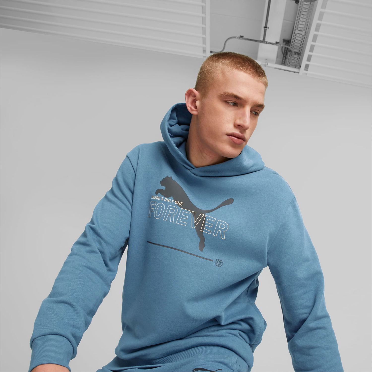 Pulover Puma Better Essentials Hoodie Modra | 673293_17, 1