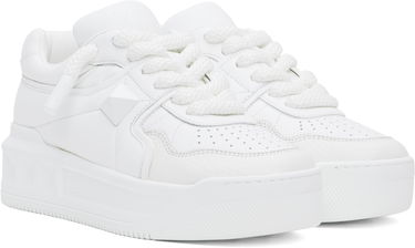 Superge in čevlji Valentino Valentino Garavani One Stud XL Nappa Leather Low-Top Bela | 6Y2S0G37XTM, 3