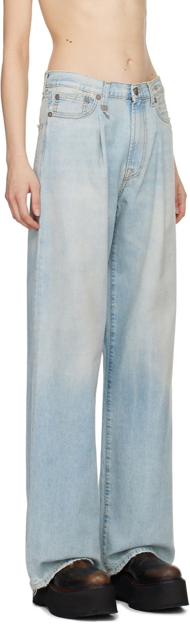 Kavbojke R13 R13 Damon Pleated Jeans Modra | R13W3147-897A, 1