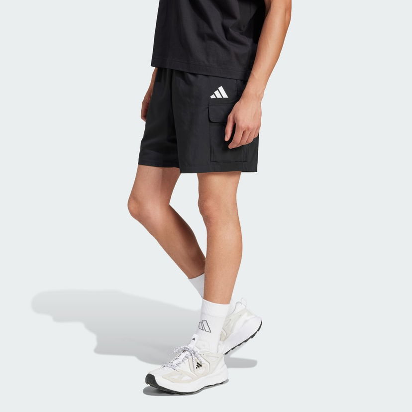 Kratke hlače adidas Performance Essentials Small Logo Cargo Shorts Črna | JF3530