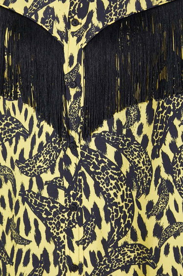 Srajce Fiorucci Fiorucci Banimalier Print Fringed Shirt Rumena | M01FPTSH054VI01YW02, 6