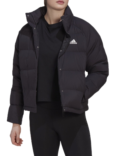 Puhovka adidas Originals Helionic Relaxed Down Črna | hg8696