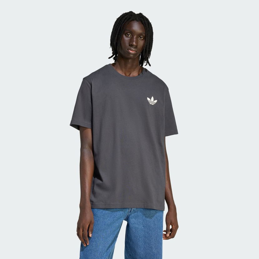 Majica adidas Performance Trefoil Graphic Tee Siva | HY2074