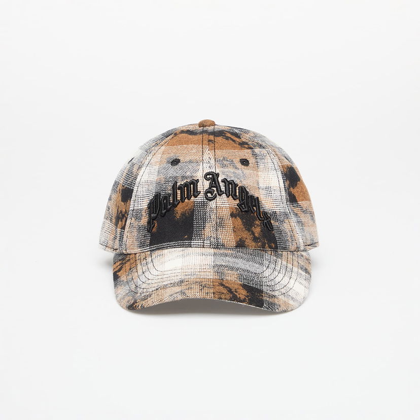 Kapa Palm Angels Palm Angels Curved Logo Check Cap Večbarvna | PMLB104S25FAB0020910