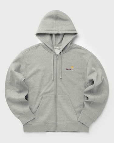 Pulover Carhartt WIP Full-Zip Hooded American Script Jacket Siva | I033063-V6.XX, 1