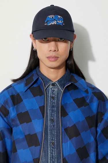 Bomber jakna ADER ERROR Tenit Checkered Jacket Modra | BMADFWJK1001, 4
