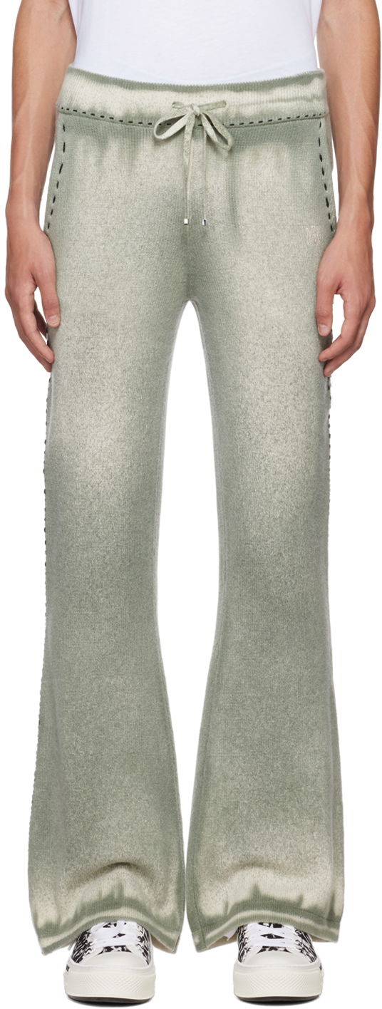 Trenirka AMIRI Spray Painted Lounge Pants Zelena | PF22MKP001-301