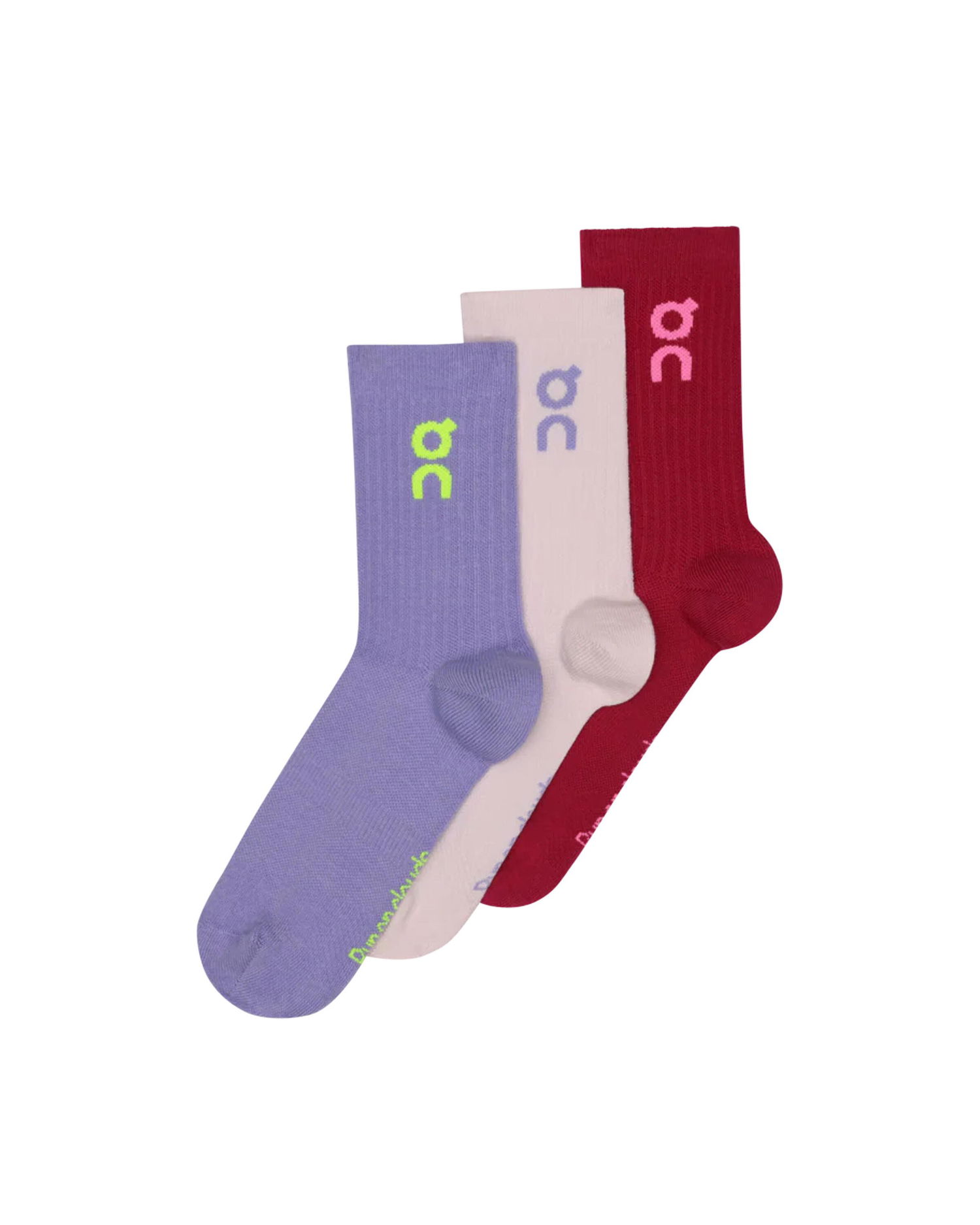 Nogavice On Running Running Logo High Socks - 3 Pack Večbarvna | 2UF10313891, 0