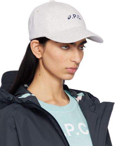 Kapa A.P.C. A.P.C. ASICS Edition Charlie Baseball Cap Siva | COEZD-M24148, 1