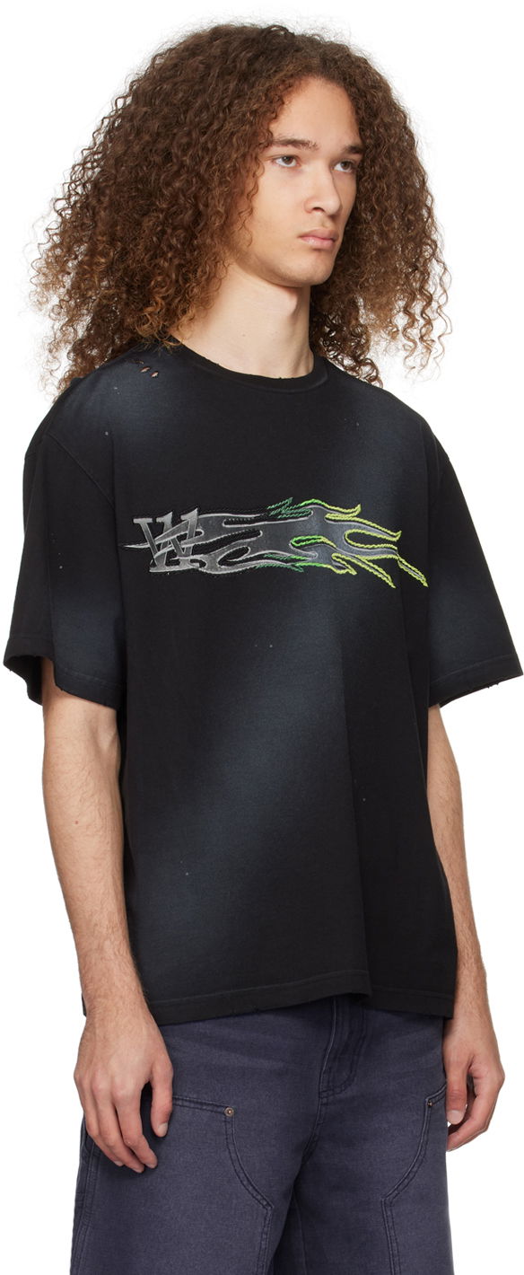 Majica We11done We11done Men's Graphic Print  T-Shirt Črna | WD-TT0-24-751-U-BK, 1