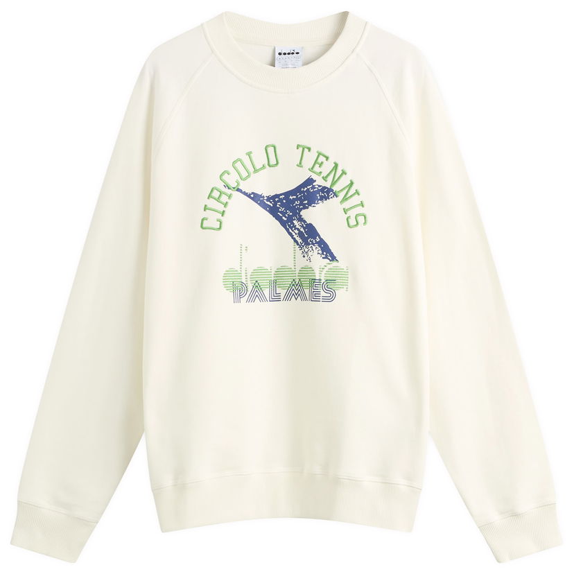 Pulover Diadora Legacy Crew Sweat Bela | 502-182429-20003