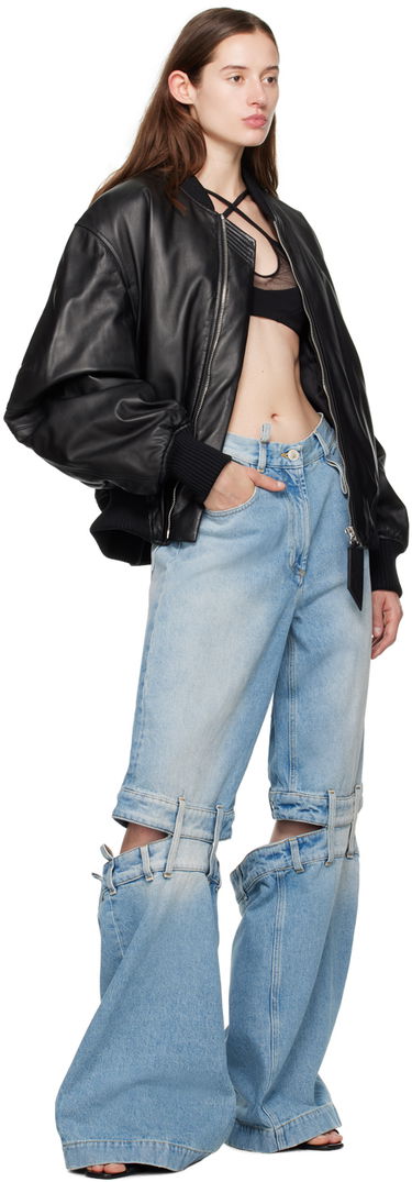Kavbojke The Attico The Attico Long Leg Split Jeans Modra | 241WCP157 D073, 3