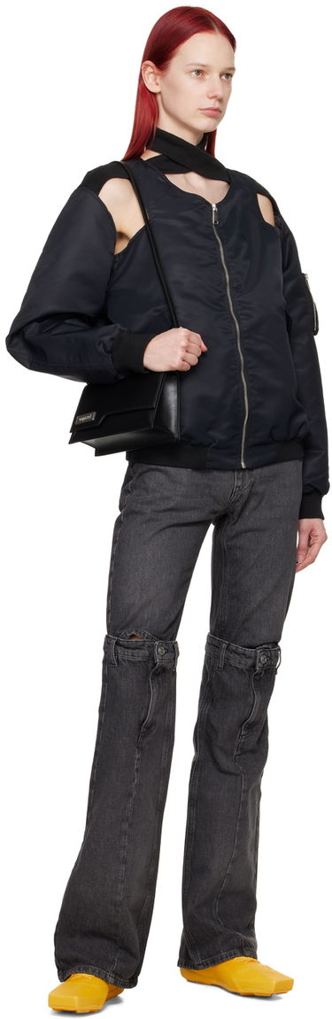 Bomber jakna Coperni Cut-Out Bomber Jacket Črna | COPOW17225, 3