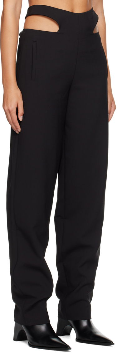Hlače Dion Lee Dion Lee Y Front Cutout Trousers Črna | C2068P22, 1