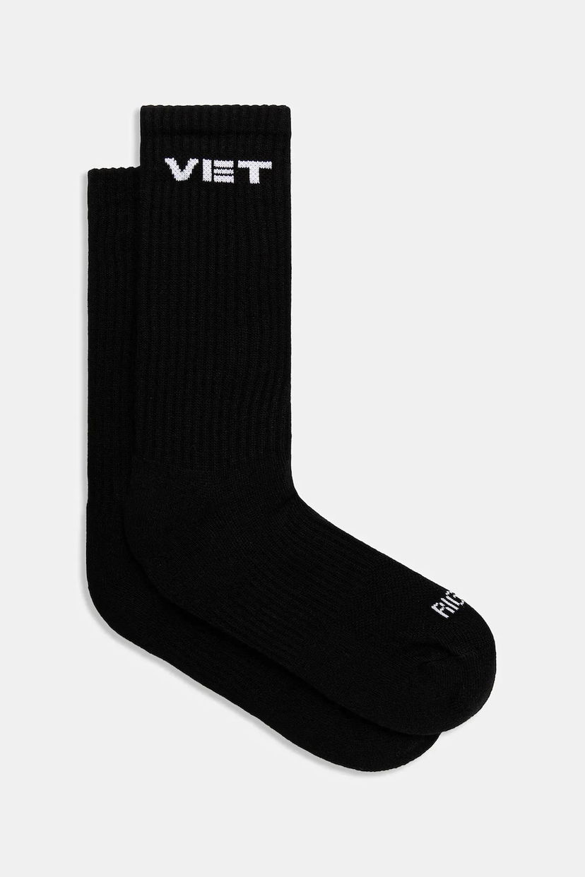 Nogavice VETEMENTS VETEMENTS Vet Socks Črna | UH76SO250B