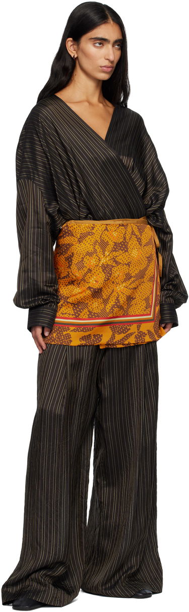 Krila Dries Van Noten Dries Van Noten Printed Wrap Miniskirt Večbarvna | 252-010605-2212, 3