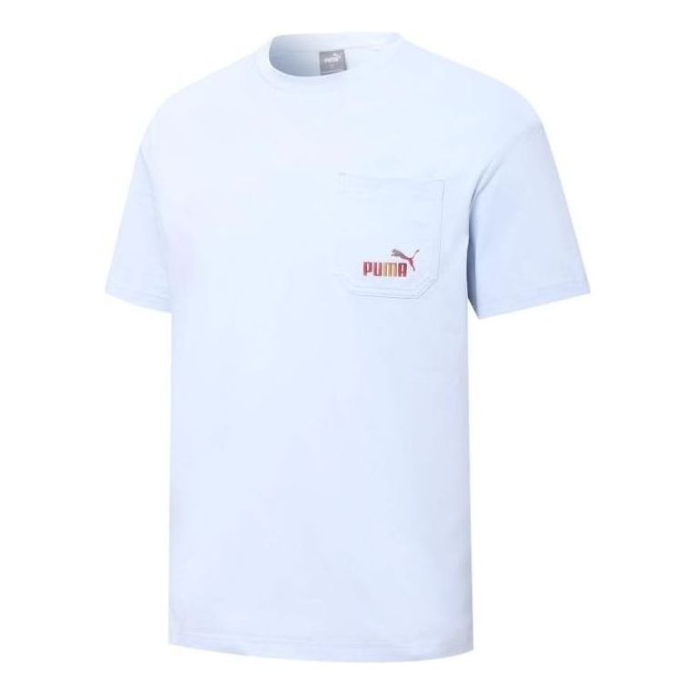 Majica Puma Pocket Logo Tee Modra | 671962-21