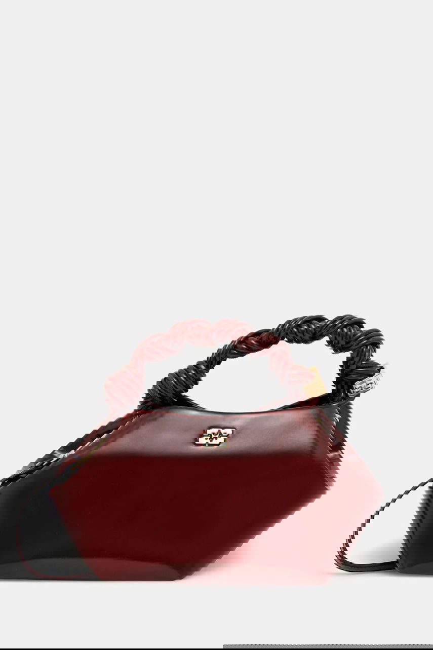 Torbica GANNI GANNI Bou Bag Small Patent Bordo | A6499, 0