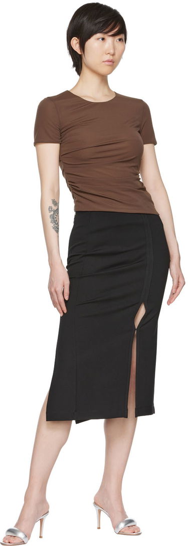 Majica Helmut Lang Helmut Lang Reversible T-Shirt Rjava | M05HW502, 3