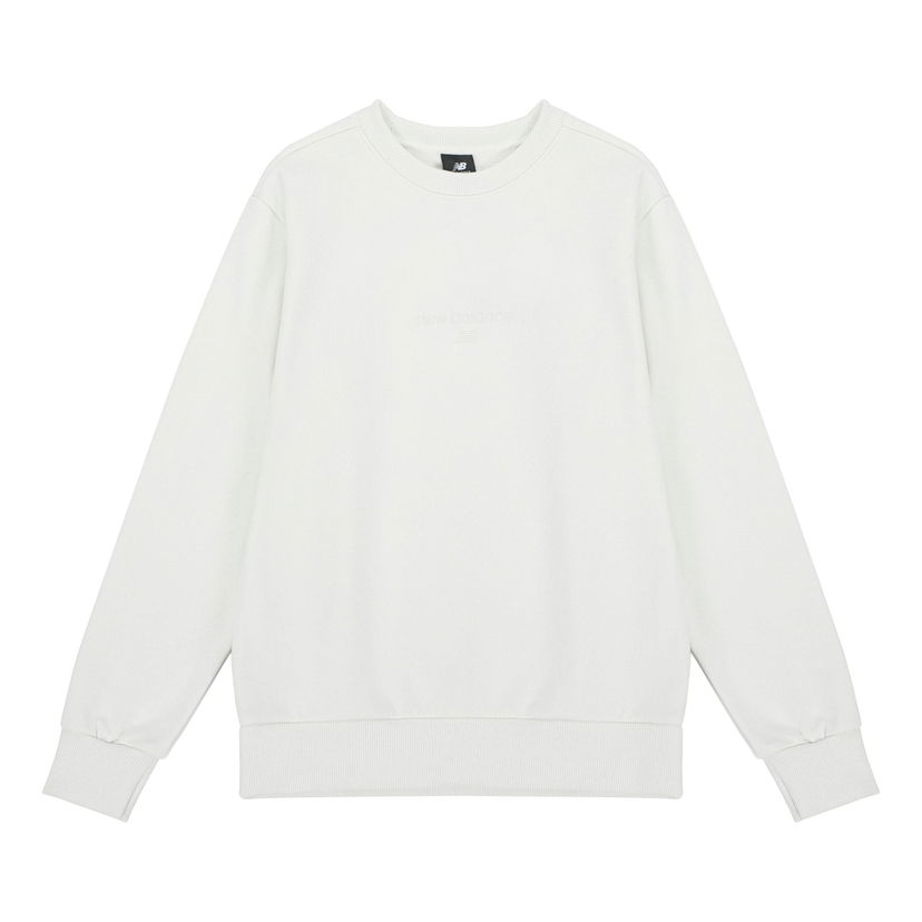 Pulover New Balance Round Neck Pullover Bela | AMT21555-IV
