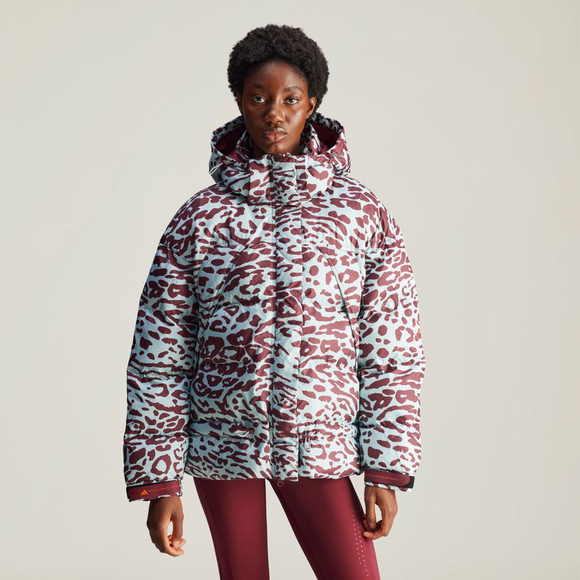 Puhovka adidas Performance Stella McCartney x TrueNature Printed Mid Length Padded Winter Večbarvna | IW3844
