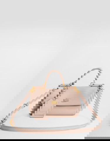 Torba za čez ramo Dolce & Gabbana My Sicily Structured Top Handle Shoulder Bag Roza | BB7864B732180095, 2