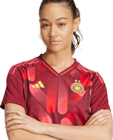 Trenirka adidas Performance Germany Women's Team Authentic Jersey Rdeča | JF2606, 3