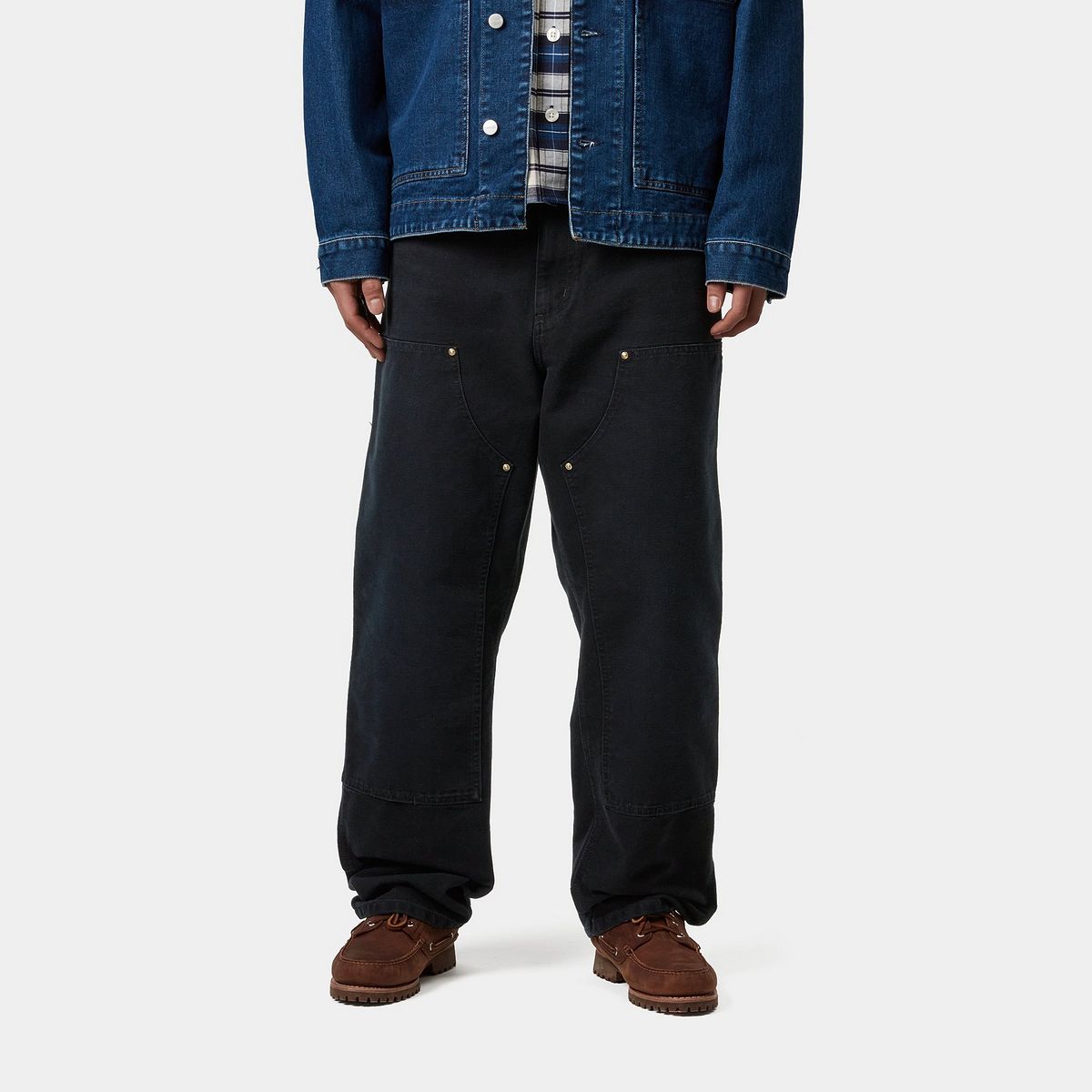 Cargo hlače Carhartt WIP Carhartt WIP Double Knee Pants Črna | I034796_95, 0