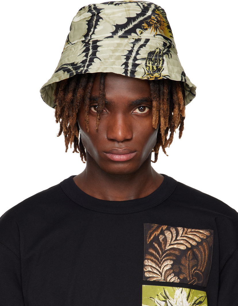 Klobuk Dries Van Noten Dries Van Noten Printed Bucket Hat Zelena | 251-029501-1001