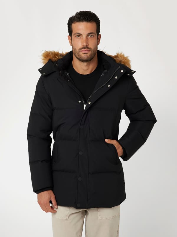 Parka GUESS Down Puffer Jacket Črna | M4BL53WG7X2