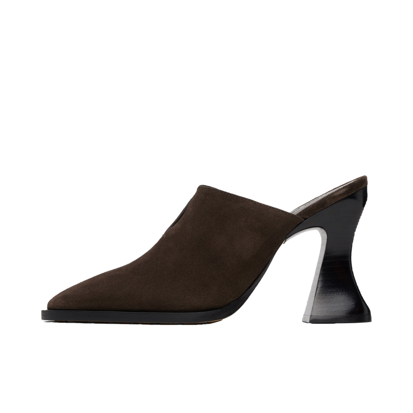 Superge in čevlji Bottega Veneta Bottega Veneta Cha-Cha Suede Mules Rjava | 787036 V3QE1