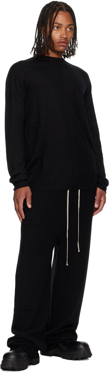 Pleteni pulover Rick Owens Rick Owens Concordians Oversized Level Sweater Črna | RU02E1627 WSL, 3