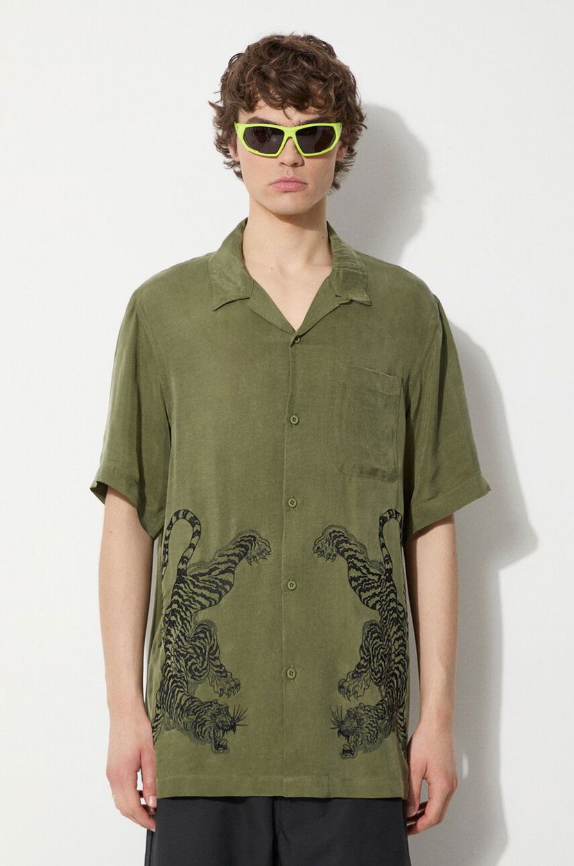 Srajce Maharishi Maharishi Take Tora Relaxed Fit Shirt Zelena | 5100.OLIVE