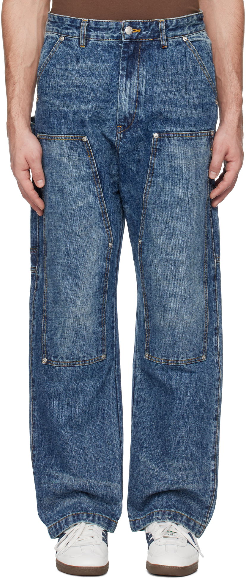 Kavbojke BILLIONAIRE BOYS CLUB Billionaire Boys Club Carpenter Jeans Modra | B24428