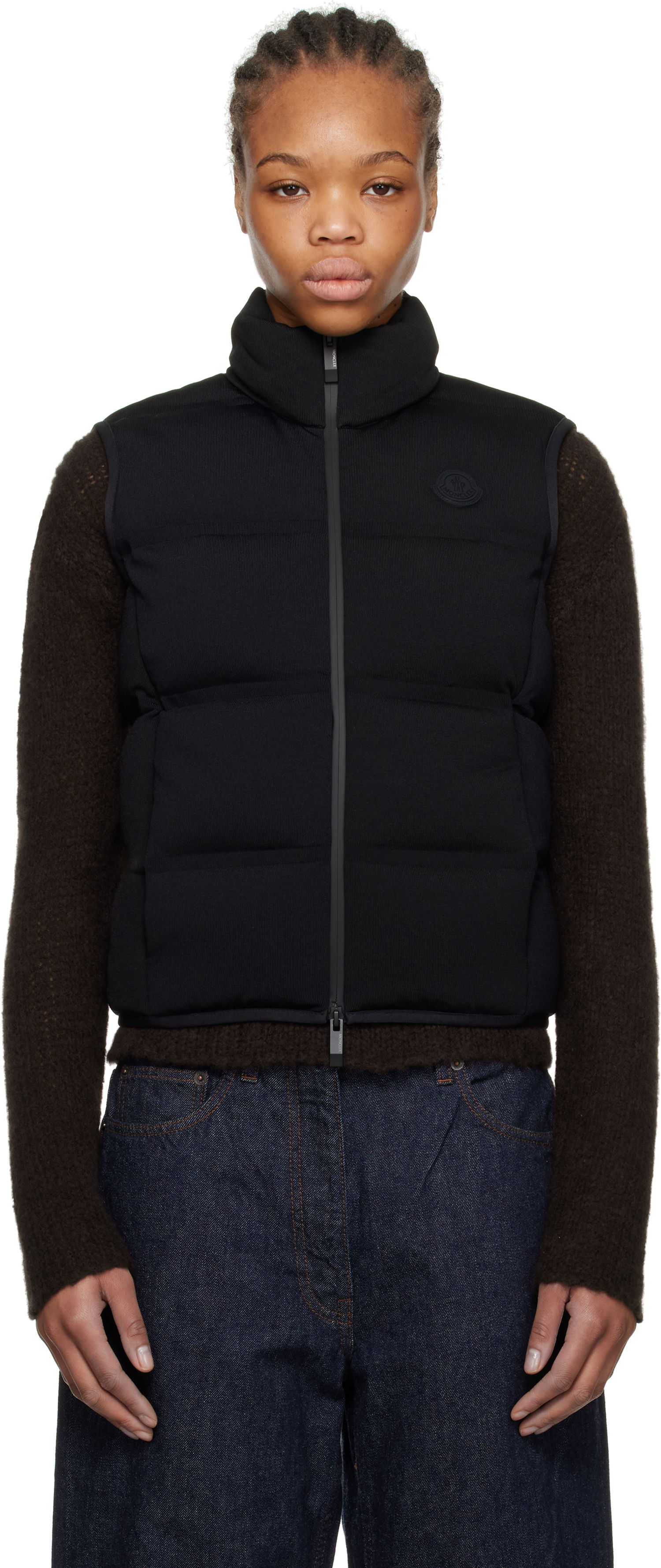 Telovnik Moncler Moncler Quilted Down Vest Črna | K10939I00003M5412, 0