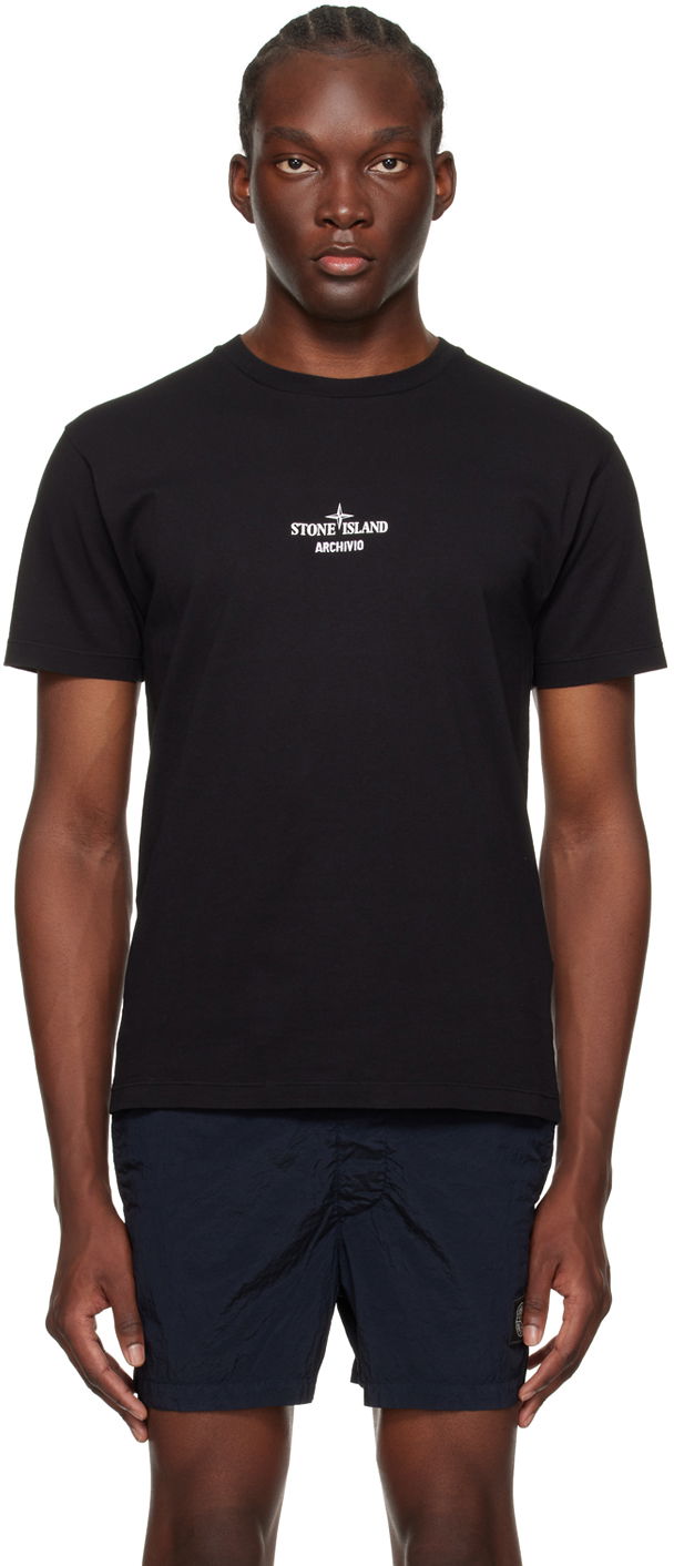 Majica Stone Island 'Archivio' T-Shirt Črna | 80152NS91, 0