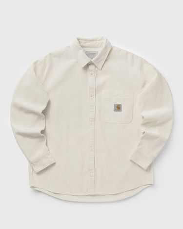 Srajce Carhartt WIP Long Sleeve Flint Corduroy Button-Up Shirt with Chest Pocket Bež | I035837-1NG.XX, 0
