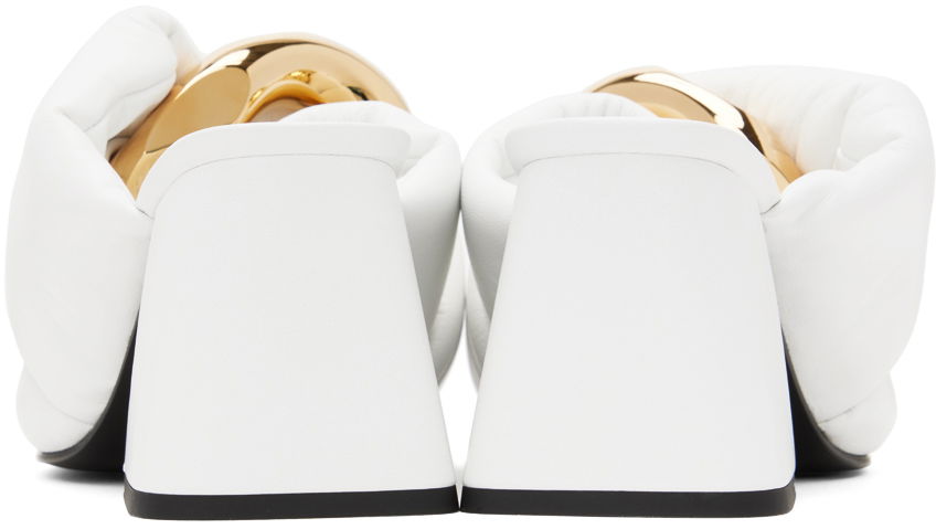 Superge in čevlji JW Anderson JW Anderson Chain Twist Mules Bela | ANW40090A, 1