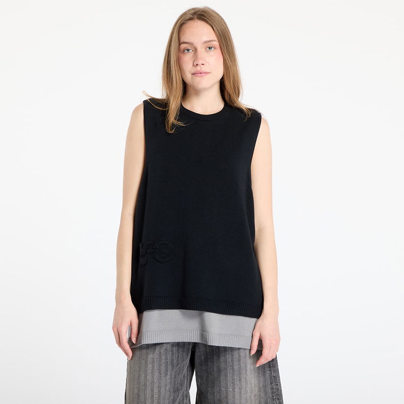 Telovnik Y-3 Y-3 Logo Knit Vest Črna | JX7334