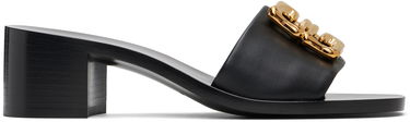 Nega čevljev Givenchy Givenchy 4G Heeled Sandals Črna | BE3091E25Q001, 0