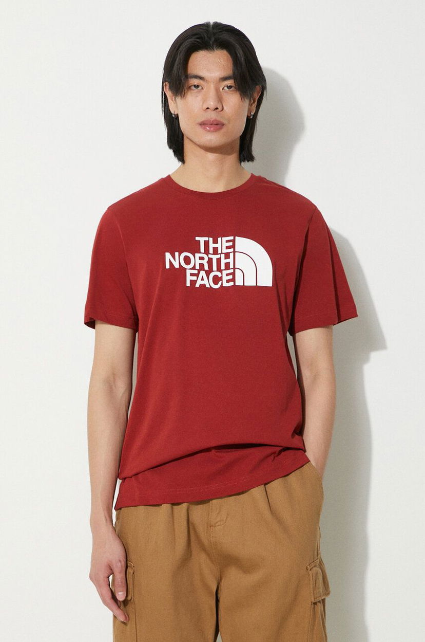 Majica The North Face T-Shirt Easy Tee Print Rdeča | NF0A87N5POJ1