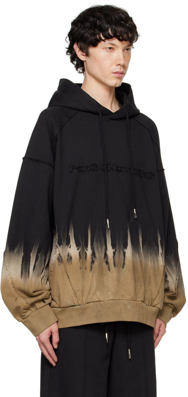 Pulover Feng Chen Wang Feng Chen Wang Tie-Dye Hoodie Črna | FUF18HD01, 1