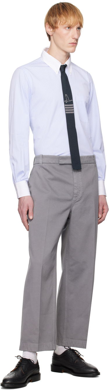 Šala Thom Browne Thom Browne Geese Icon Jacquard Knit Tie Mornarica | MNL077K-Y4003, 2