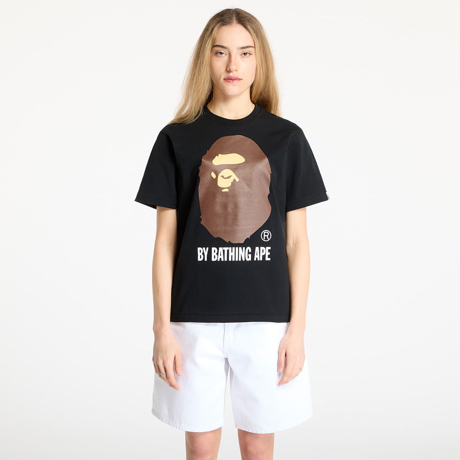 Majica BAPE A BATHING APE By Bathing Tee Črna | 001TEL301002MBLK, 0