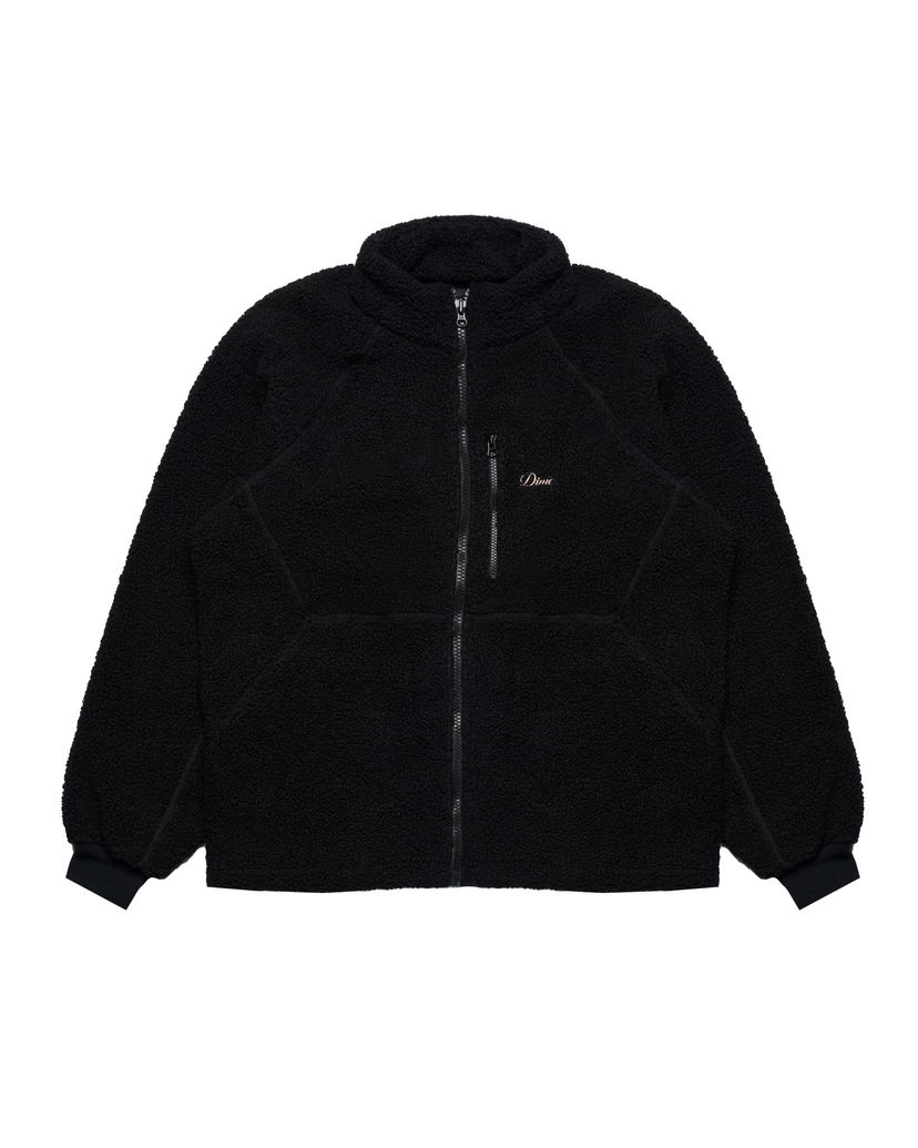 Pulover Dime Sherpa Zip Fleece Jacket Črna | DIMEHO246BLK
