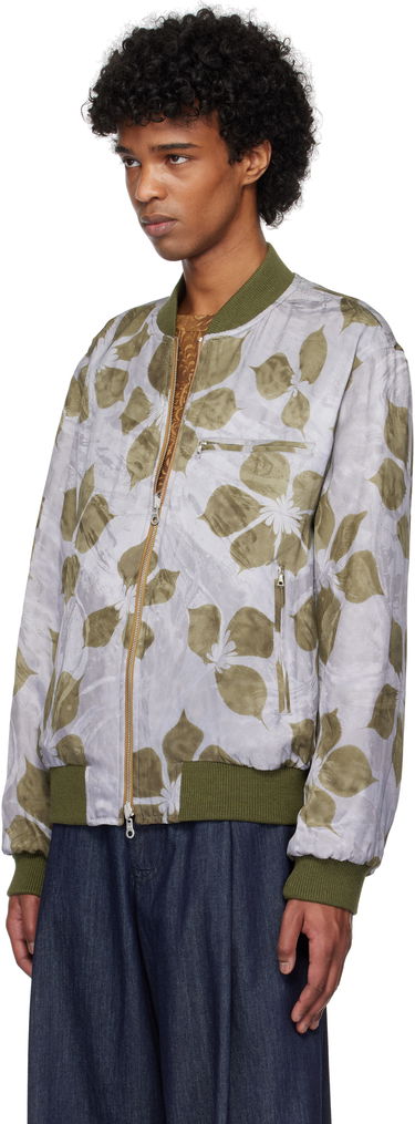 Bomber jakna Dries Van Noten Dries Van Noten Reversible Gabardine Bomber Jacket Rjava | 251-020522-1503, 3