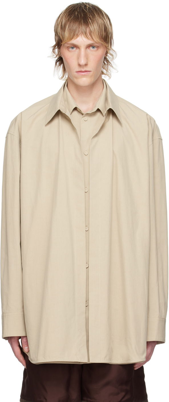Srajce Jil Sander Jil Sander Layered Shirt Bež | J21DL0140 J45248